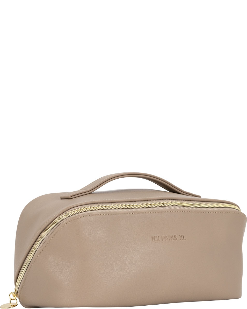 ICI PARIS XL TIMELESS COSMETIC BAG BEIGE TOILETTAS 1 ST 2