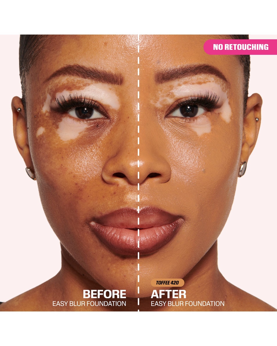 HUDA BEAUTY EASY BLUR NATURAL AIRBRUSH FOUNDATION 420 WARM - Toffee 2