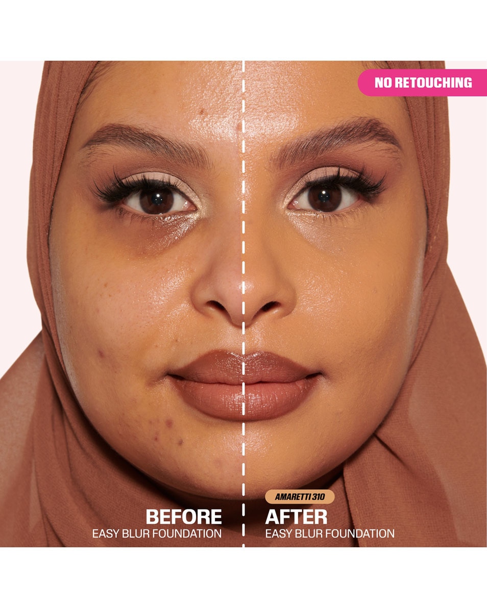 HUDA BEAUTY EASY BLUR NATURAL AIRBRUSH FOUNDATION 310 WARM - Amaretti 2