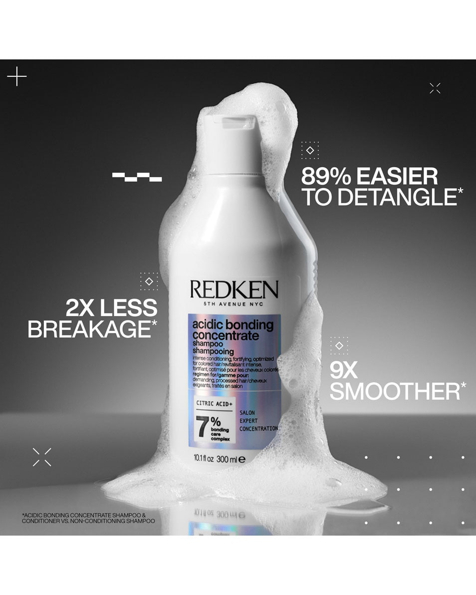 REDKEN Acidic Bonding Concentrate Shampooing r parateur et fortifiant - soin r parateur 300 ML 2