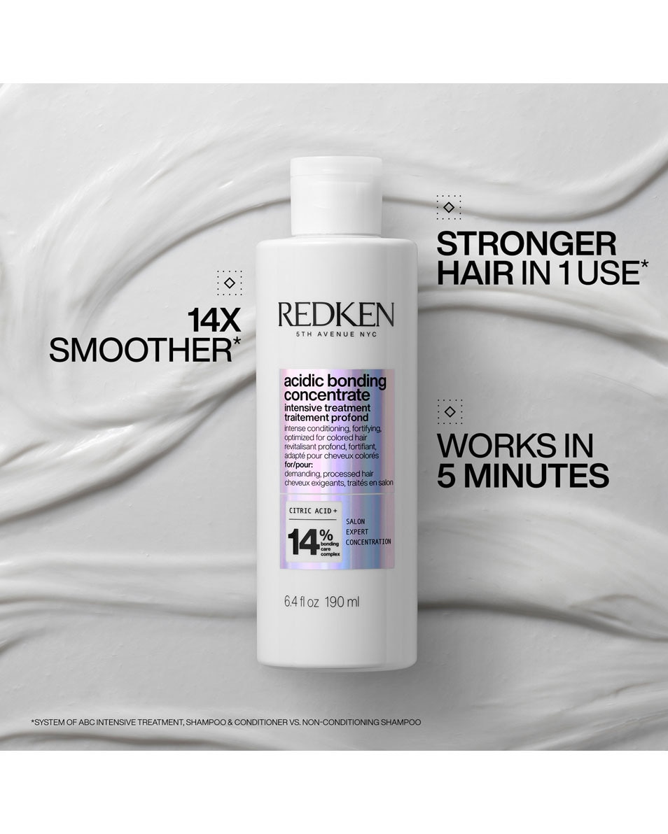 REDKEN Acidic Bonding Concentrate Pre-treatment haarmasker - herstelt & versterkt 190 ML 2