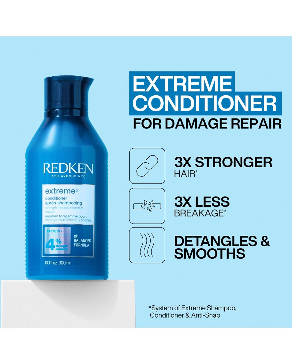 REDKEN Extreme Versterkende conditioner voor beschadigd & breekbaar haar 300 ML 2