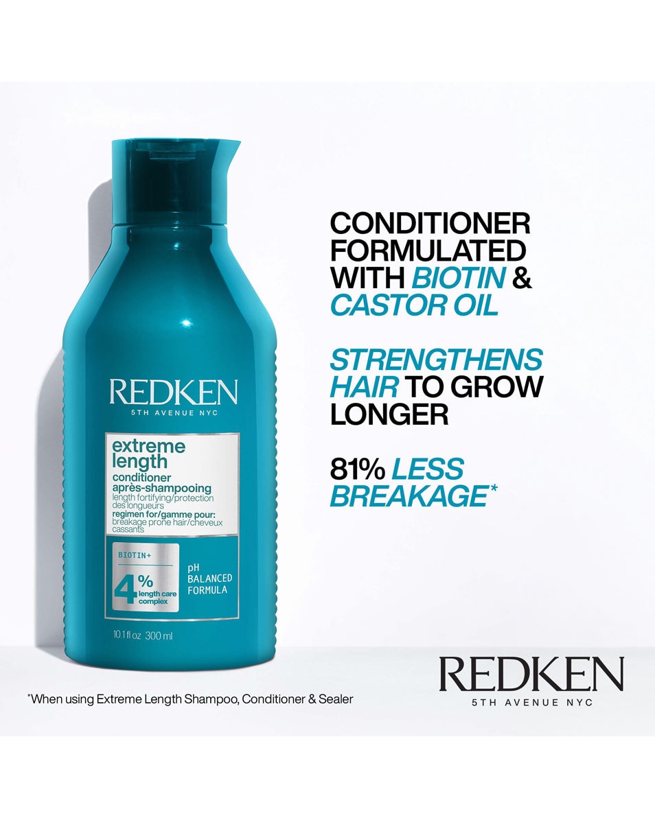 REDKEN Extreme Length Après-shampooing - pour cheveux longs 300 ML 2