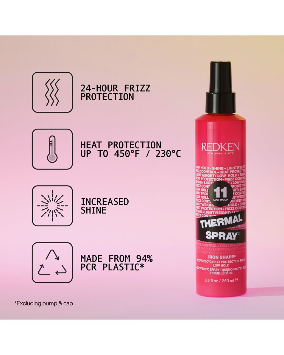 REDKEN Styling Thermal spray - iron shape - medium fixatie 250 ML 2