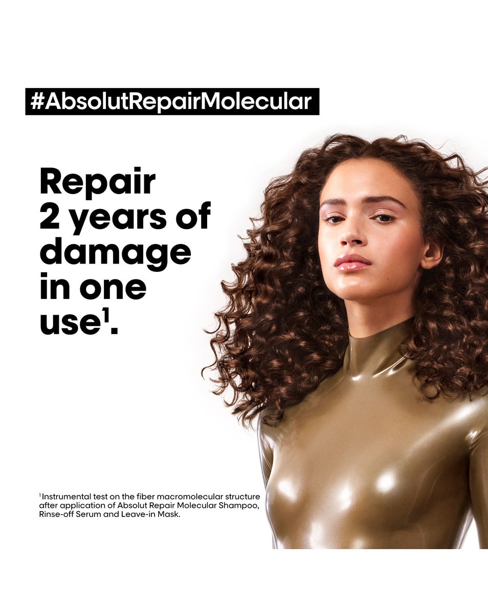 L'OREAL PROFESSIONNEL Absolut Repair Molecular Masque réparateur sans rinçage pour cheveux abîmés 100 ML 2