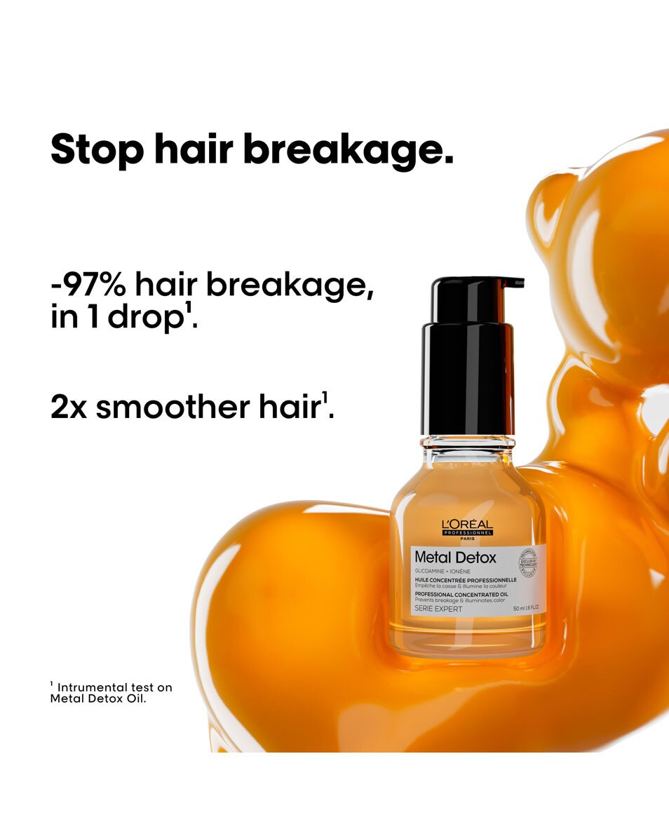 Huile pour cheveux abîmés et cassants