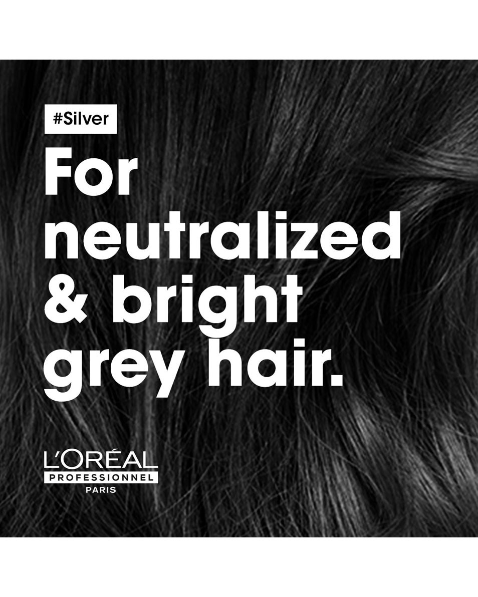 L'OREAL PROFESSIONNEL Silver Après-shampooing pour cheveux gris, blancs ou blond clair 200 ML 2