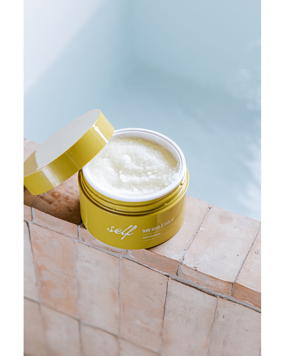 Body scrub en badolie