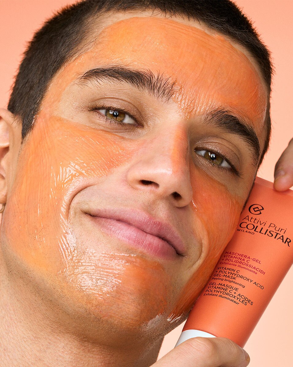 Vitamin C + Plyhydroxy Acid Gel-Mask