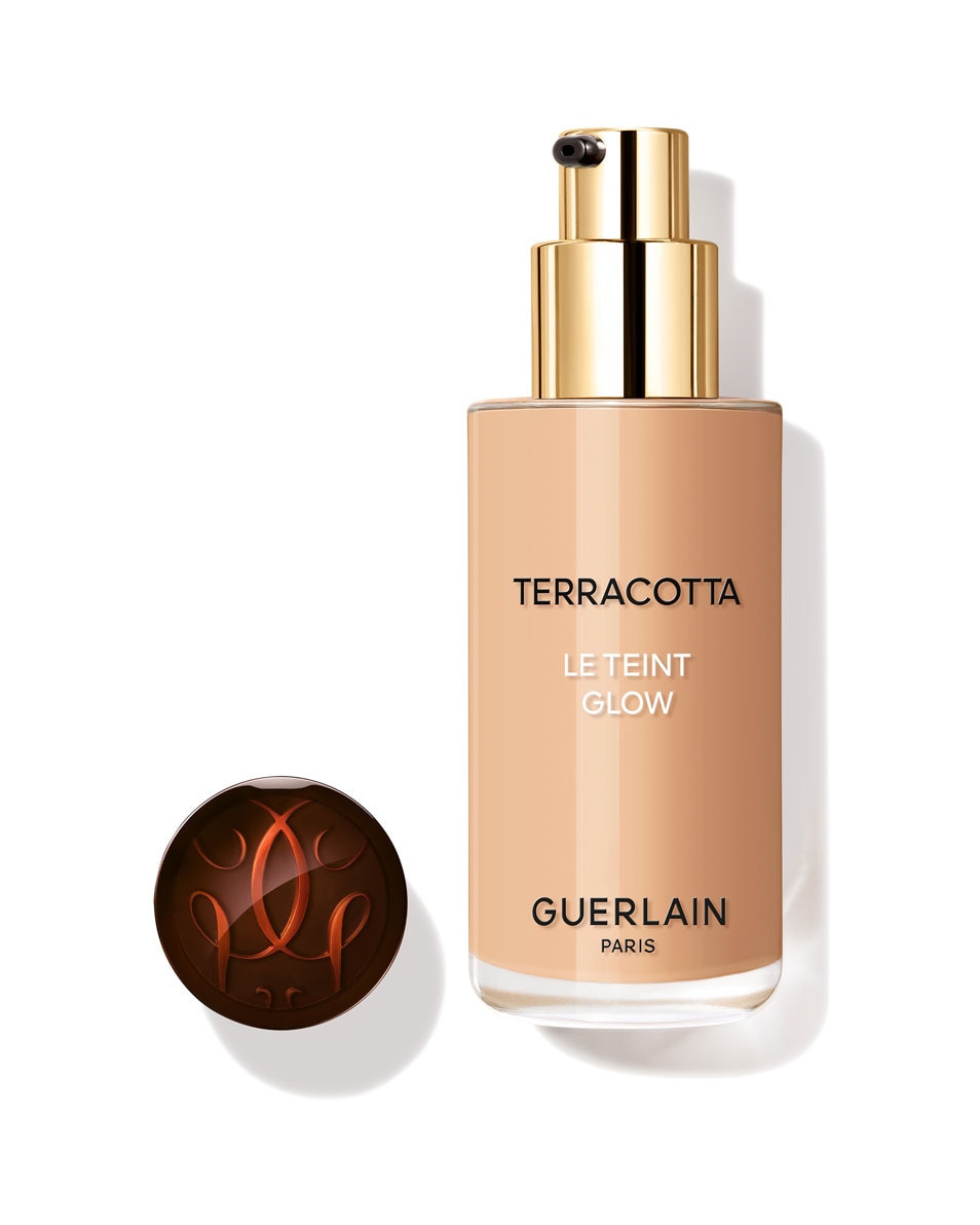 GUERLAIN TERRACOTTA LE TEINT GLOW Foundation Natuurlijke Uitstraling – Langhoudend – Zonder transfer 3W WARM / DORÉ 2