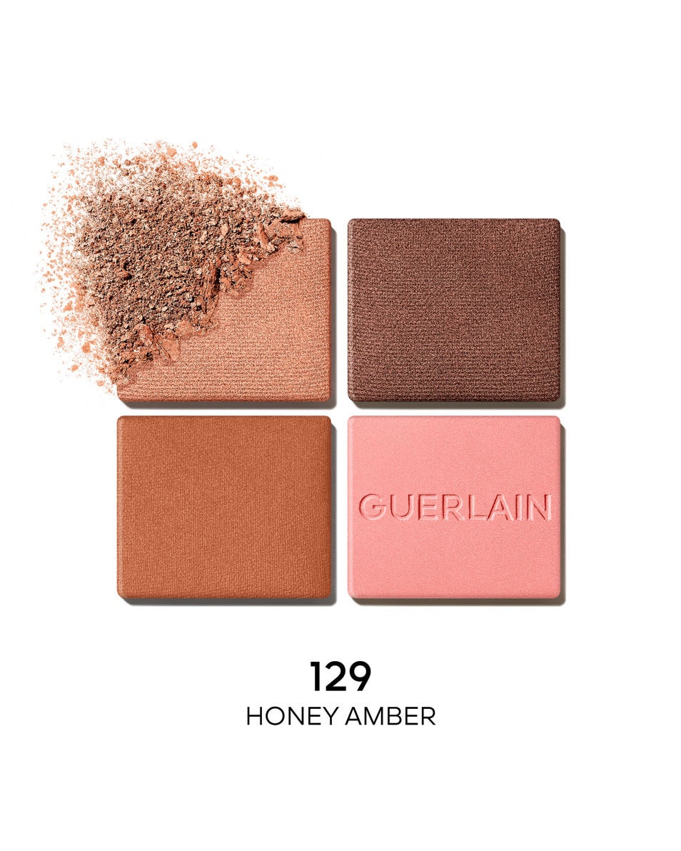 GUERLAIN OMBRES G OMBRES À PAUPIÈRES 4 COULEURS 129 Honey Amber 2