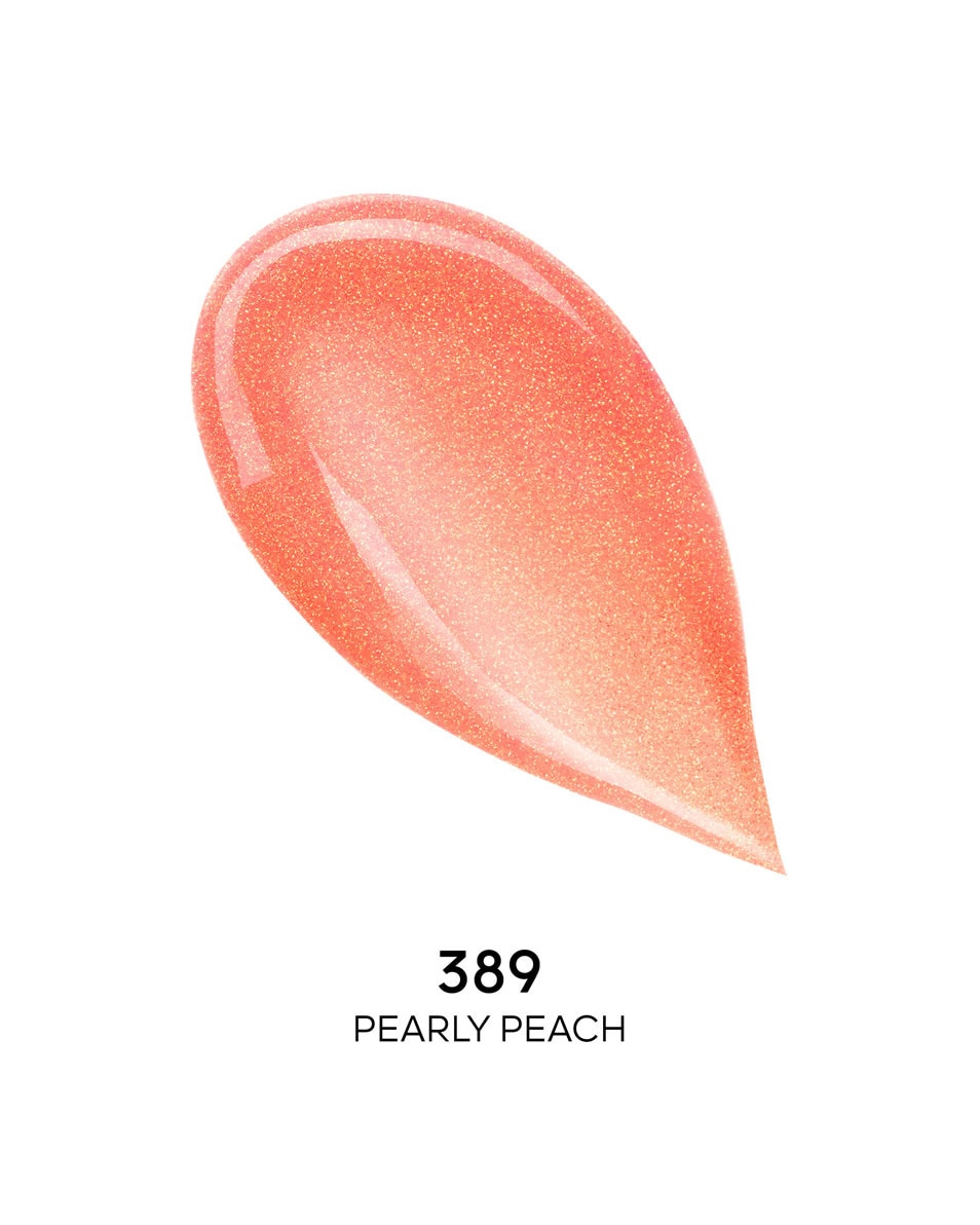 GUERLAIN KISS KISS BEE GLOW BAUME TEINTÉ INFUSÉ AU MIEL 98% D'ORIGINE NATURELLE 389 PEARLY PEACH 2