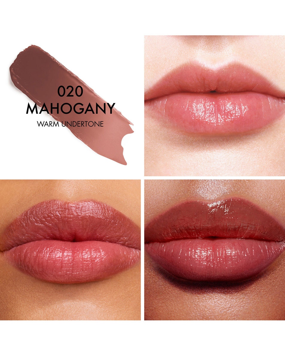 DIOR Dior Addict Lip Glow - Hydrating Lip Balm Baume à lèvres hydratant 48h, couleur activée par le pH 020 Mahogany warm undertone 2