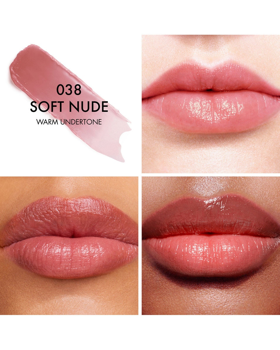 DIOR Dior Addict Lip Glow - Hydrating Lip Balm Baume à lèvres hydratant 48h, couleur activée par le pH 038 Rose Nude warm undertone 2