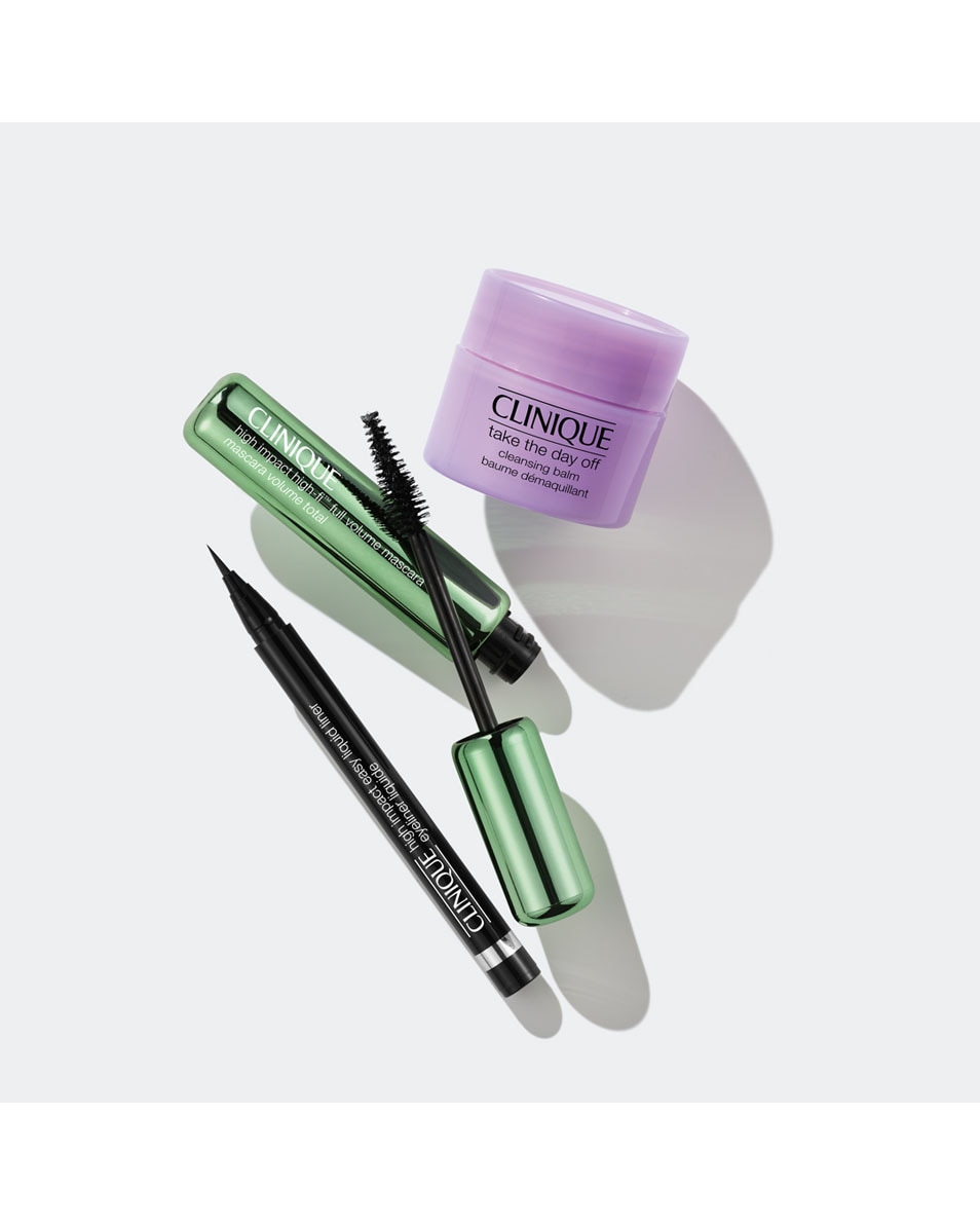 Set met 3 dagelijkse make-up essentials.