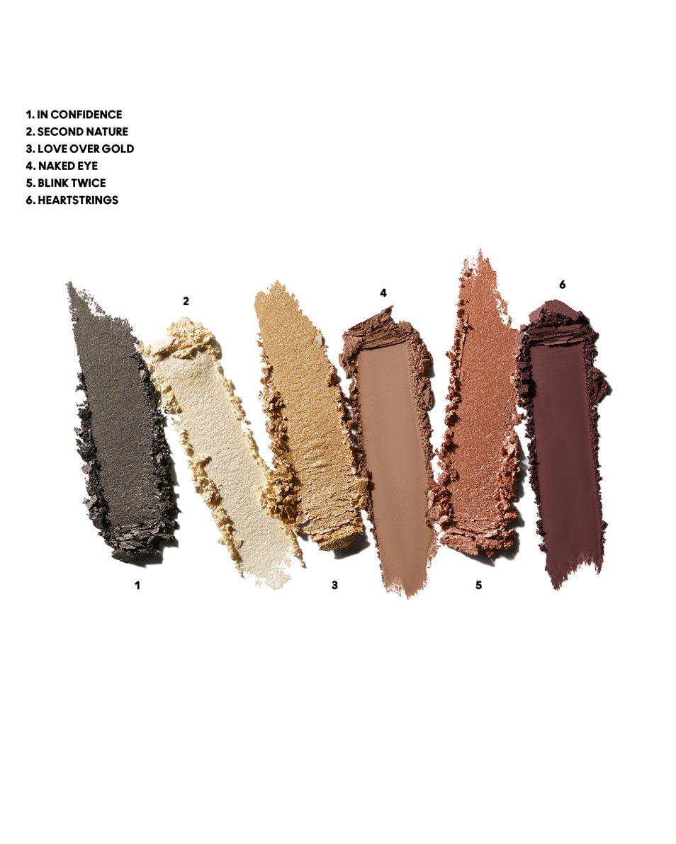 M.A.C Connect In Colour Eyeshadow Palette - Intimate Nudes Palette fard à paupières - fini mat, brillant & métallique Second Nature;Blink;Twice;Love Over Gold;Naked Eye;In Confidence;Heartstrings 2