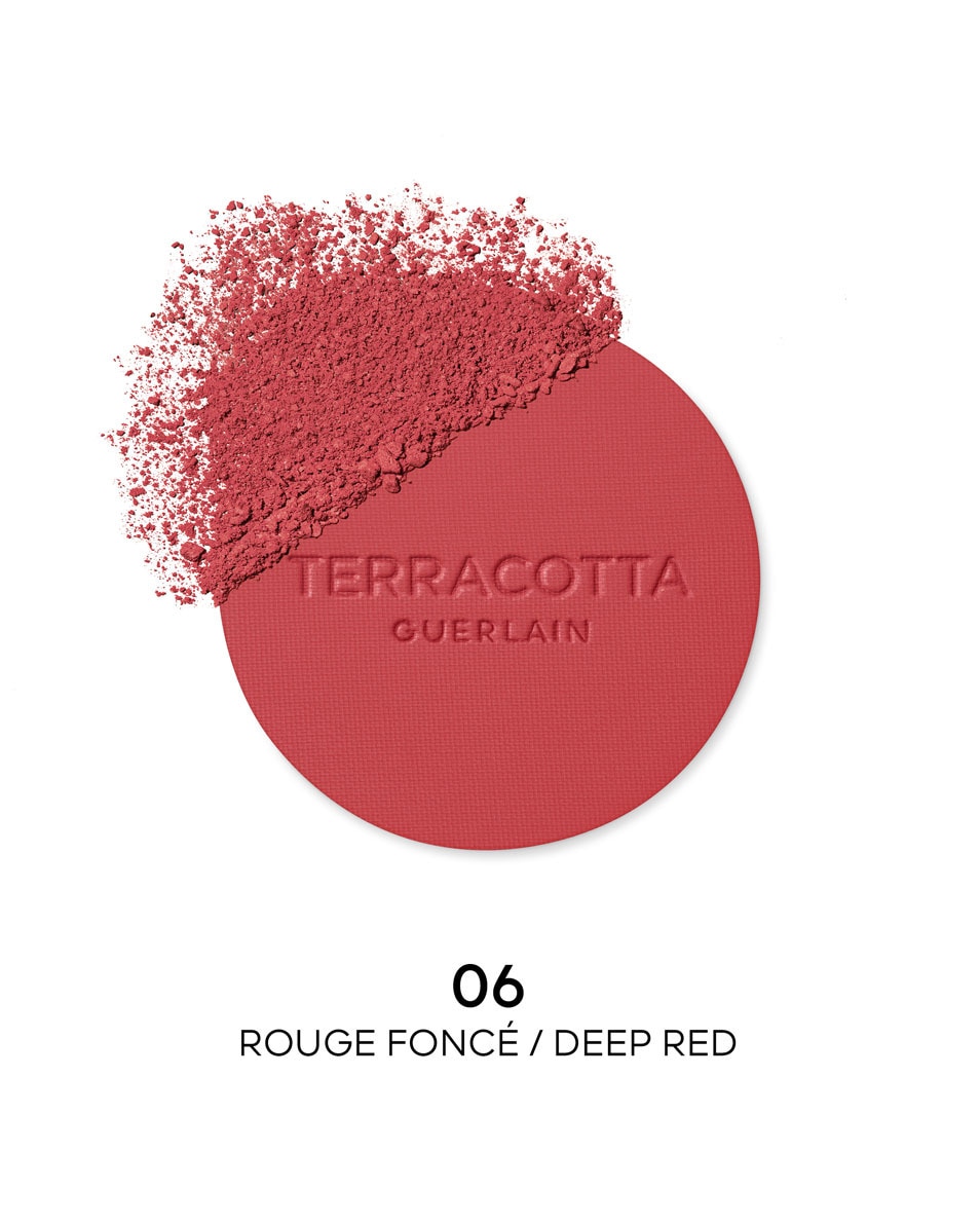 GUERLAIN Terracotta Blush De poederblush voor een gezonde uitstraling, 90% ingrediënten van natuurlijke oorsprong 06 Rouge Foncé 2