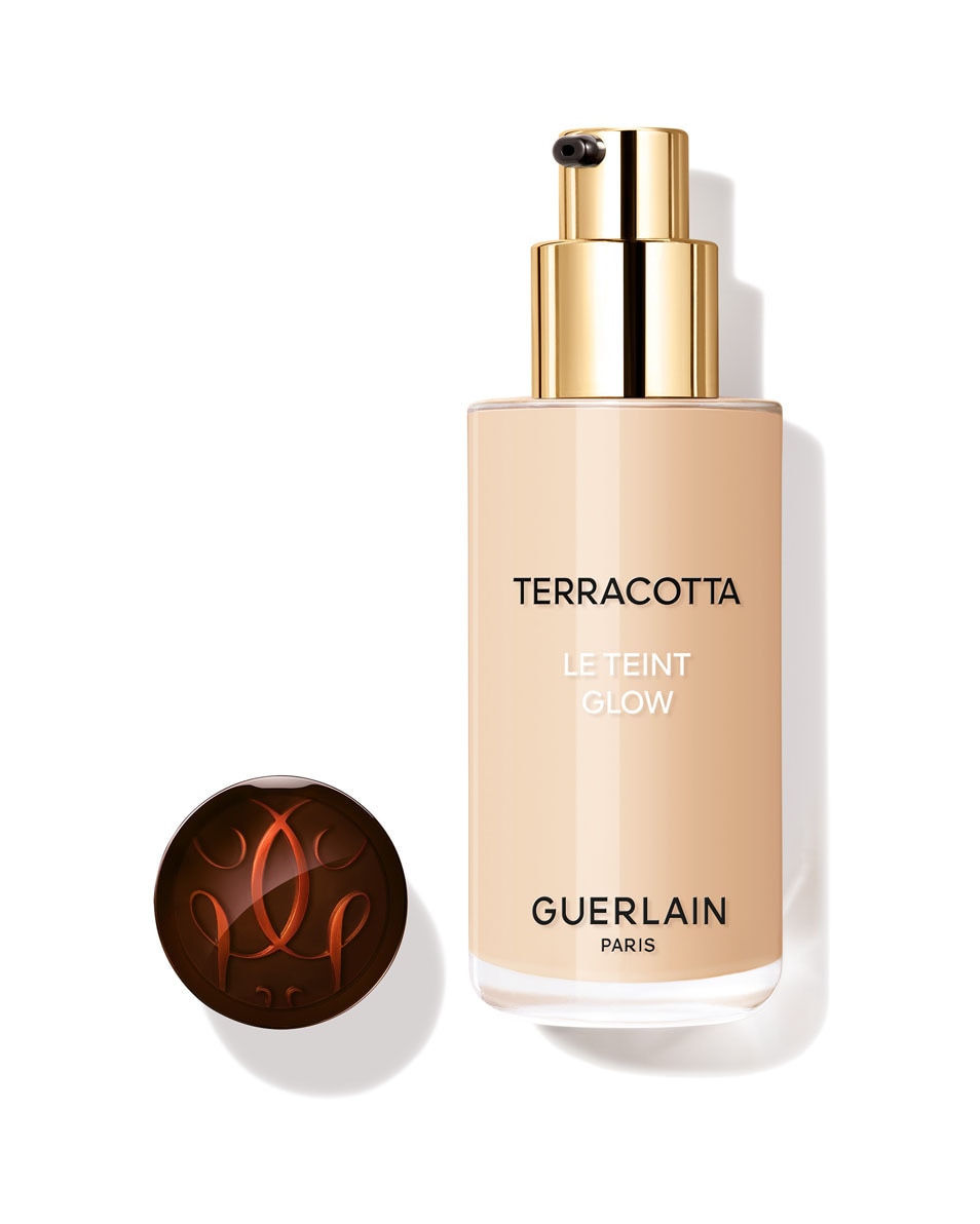 GUERLAIN TERRACOTTA LE TEINT GLOW Foundation Natuurlijke Uitstraling – Langhoudend – Zonder transfer 0.5W WARM / DORÉ 2