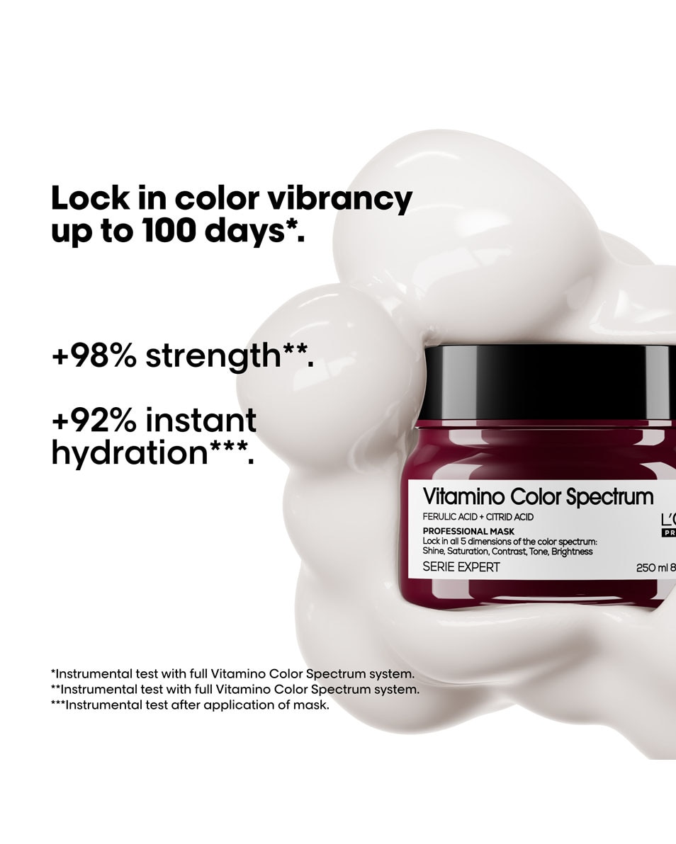 L'OREAL PROFESSIONNEL Vitamino Color Spectrum Masker - Kleurbescherming Voor Gekleurd Haar 250 ML 2