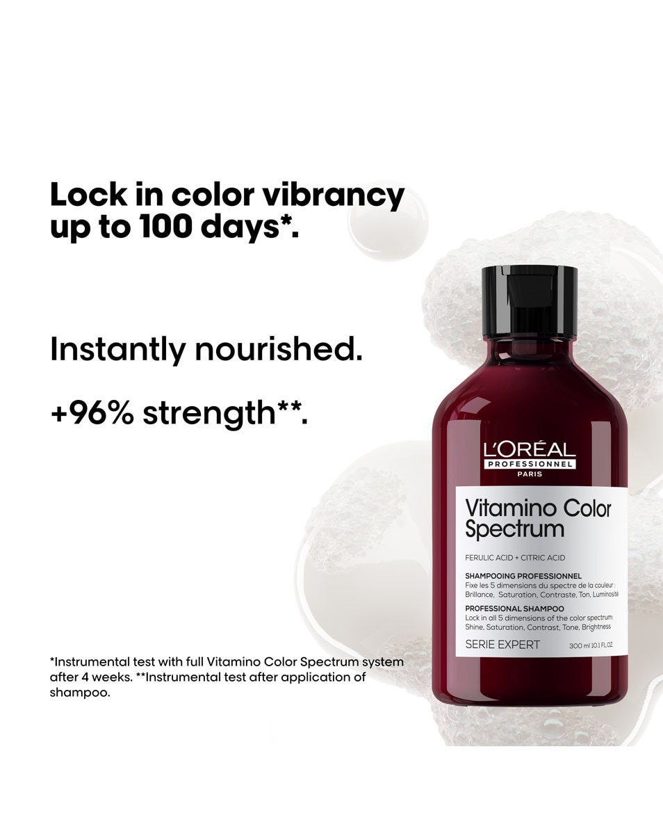 L'OREAL PROFESSIONNEL Vitamino Color Spectrum Shampoo – Kleurbescherming Voor Gekleurd Haar 300 ML 2