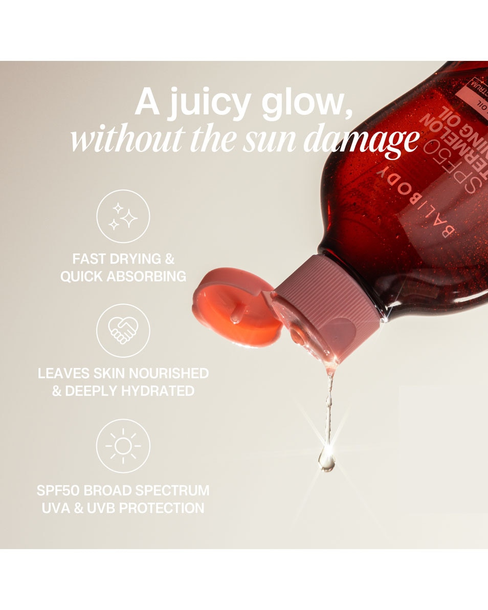 Huile solaire à la pastèque SPF 50