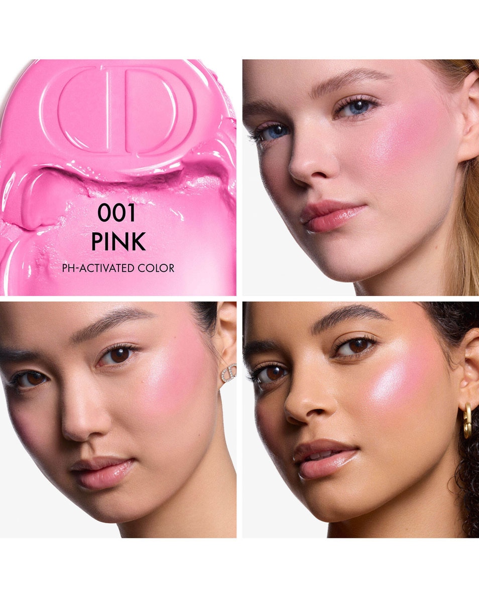 Blush stick éclat et couleur activée par le pH