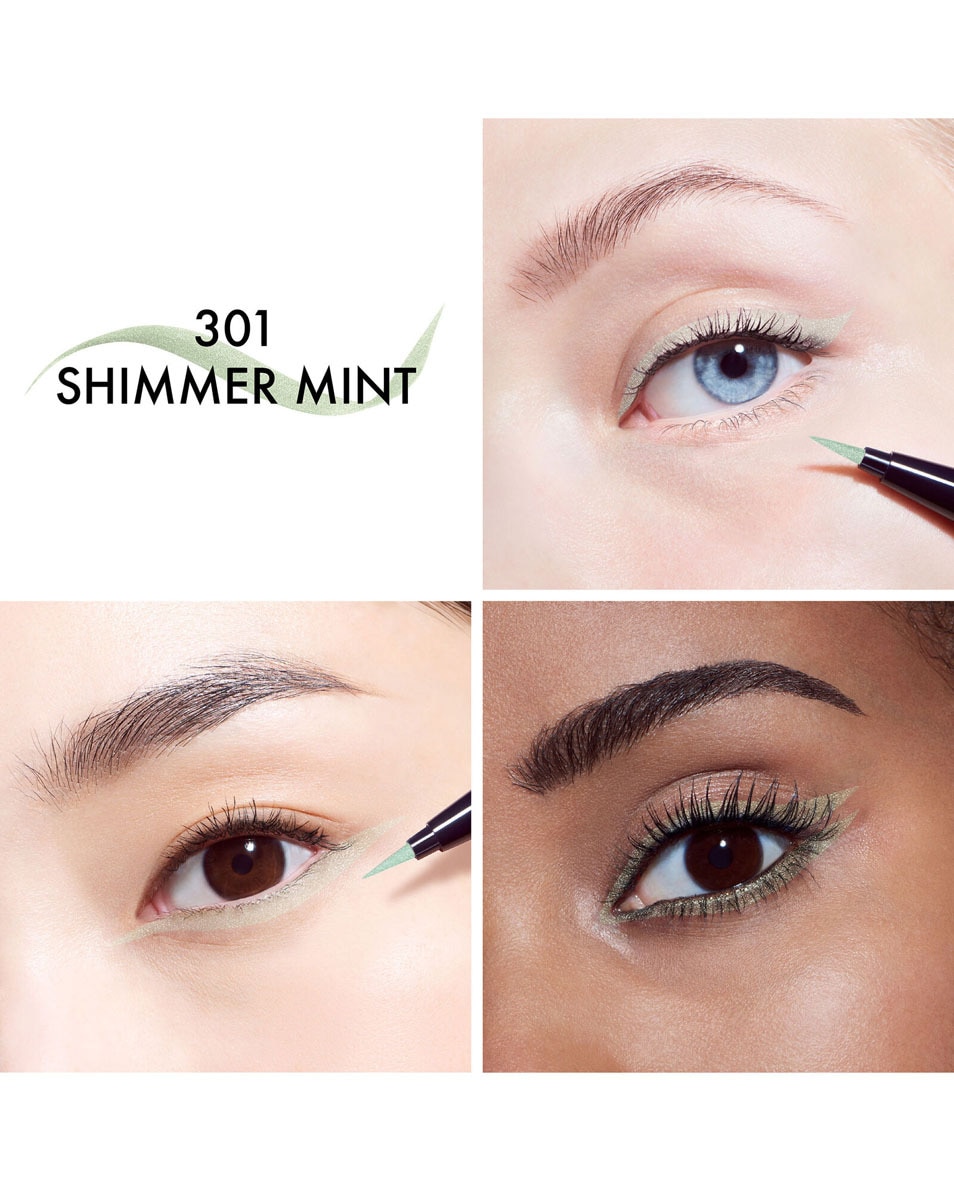 DIOR Diorshow Liquid Liner - Felt-tip Waterproof Eyeliner Ultra-precieze vilttip eyeliner - intense waterproof kleur 301 Shimmer Mint 2