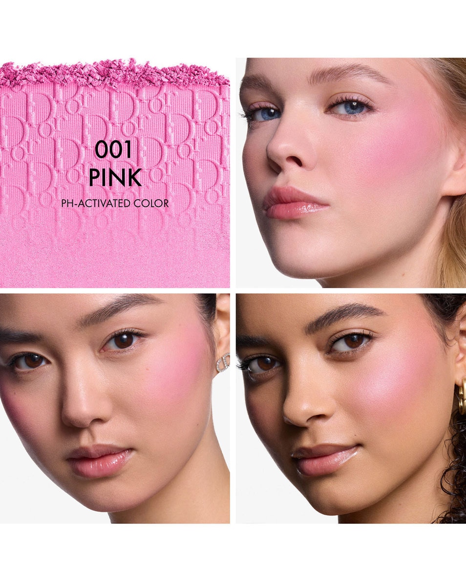 DIOR BACKSTAGE Rosy Glow - Long-wearing powder blush Blush couleur activée par le pH - longue tenue 001 PINK - Natural Blur 2