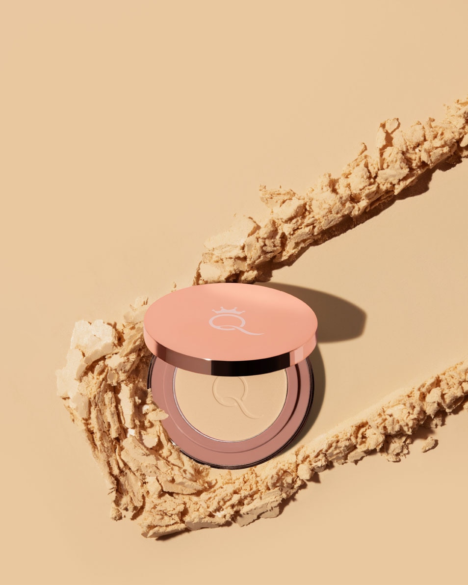 QUEEN TARZI The Dream Pressed Powder Translucent, Blurring & Brightening Pressed Powder 0W1 2