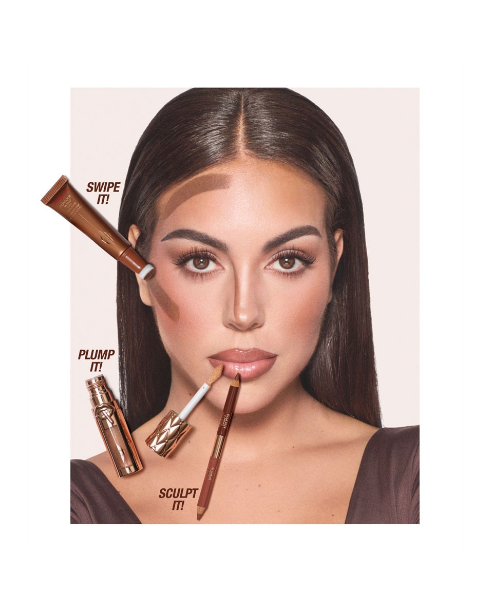 CHARLOTTE TILBURY Lip Cheat Contour Duo Lippotlood MEDIUM 2