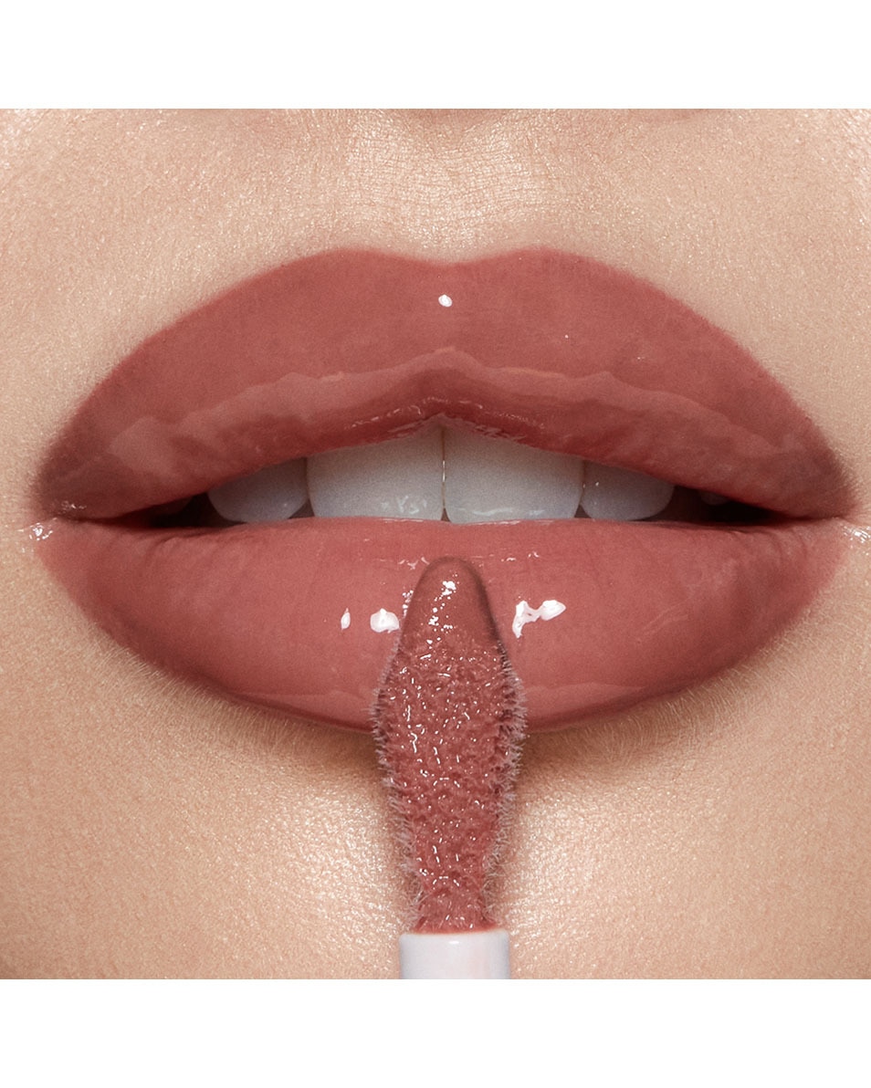 CHARLOTTE TILBURY Big Lip Plumpgasm Lip Gloss PILLOW TALK MEDIUM 2