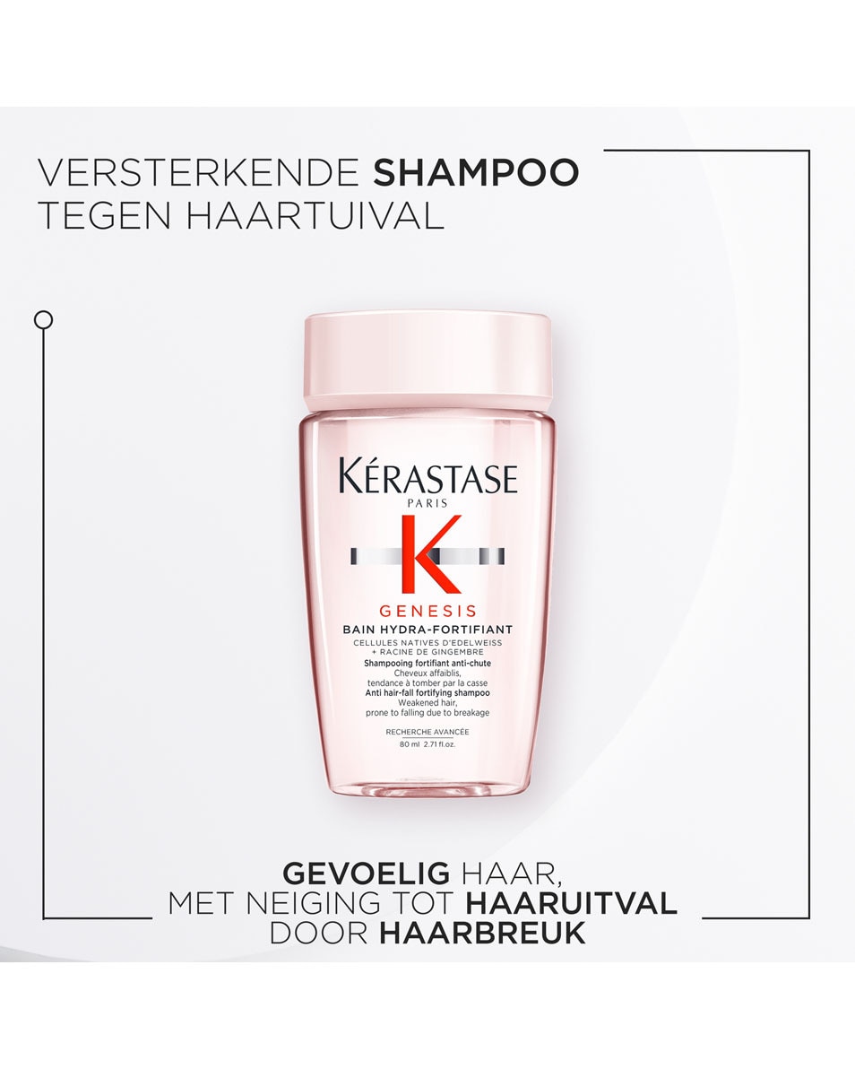 KÉRASTASE Genesis Bain Hydra-Fortifiant Shampooing - pour cheveux fragilisés et affaiblis 80 ML 2
