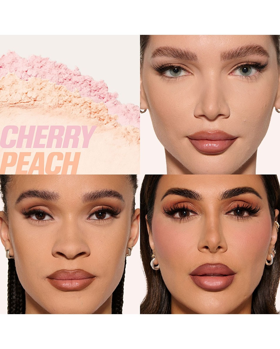 HUDA BEAUTY EASY BAKE DUO LOOSE POWDER Cherry Peach