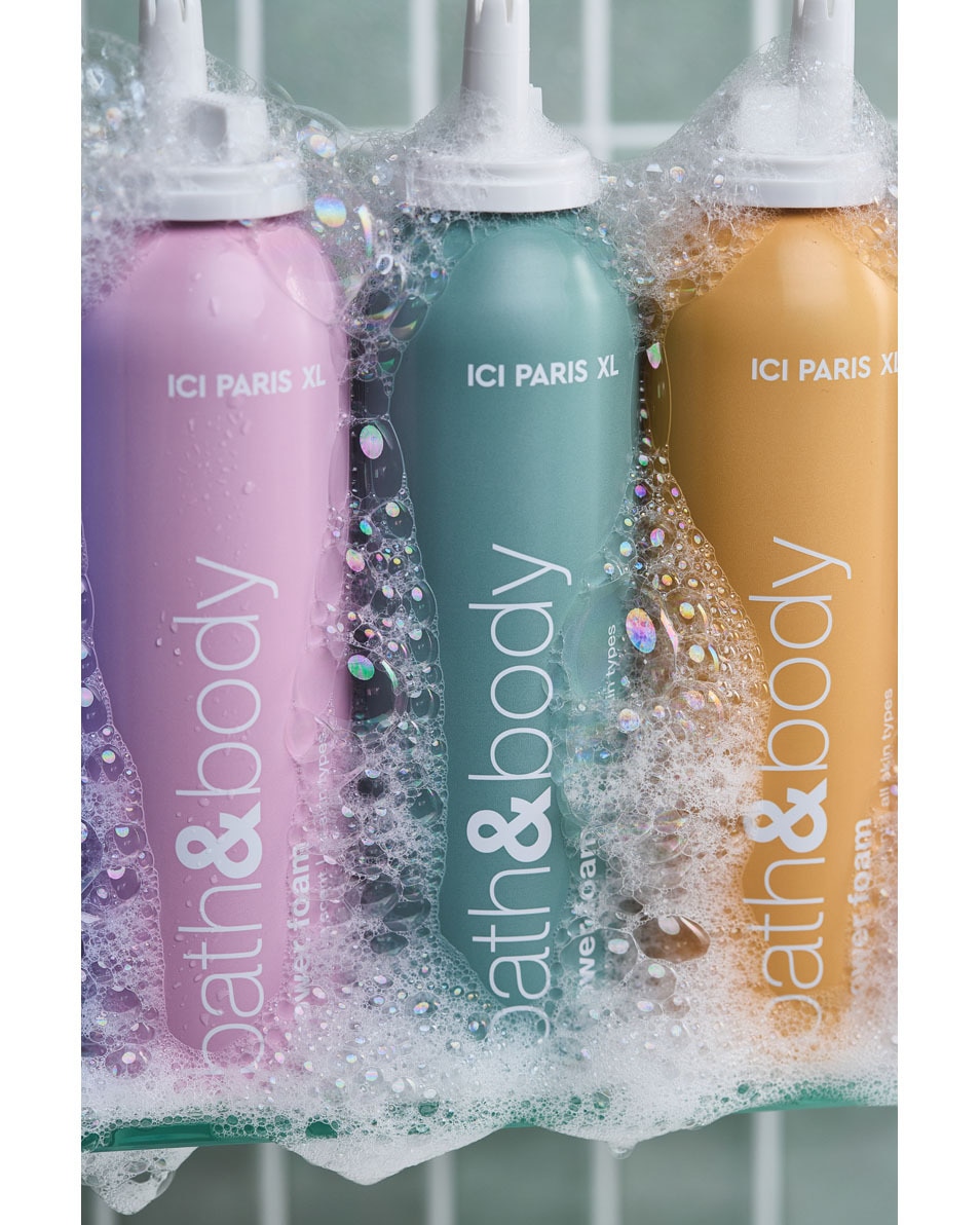 ICI PARIS XL Bath & Body Mousse de douche chantilly parfumée Apple & Vanilla Scent 200 ML 2