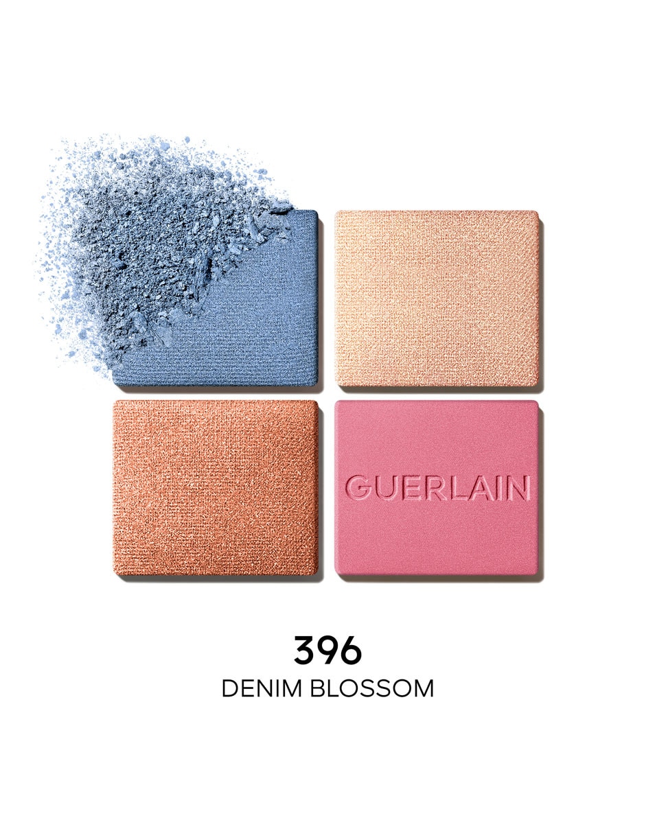 GUERLAIN OMBRES G Denim Blossom 4-kleuren oogschaduwpalet - Limited Edition Stardust Love 2