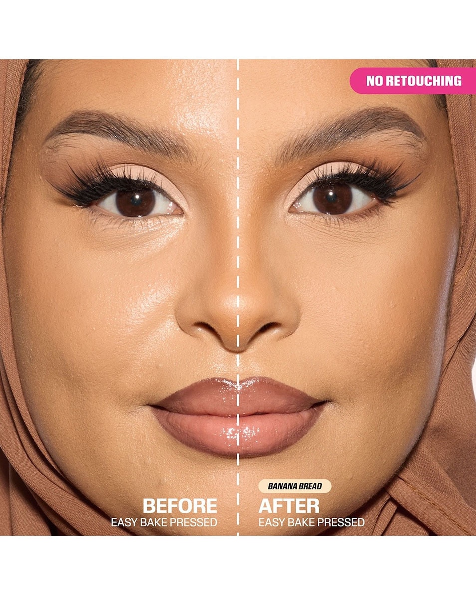 HUDA BEAUTY EASY BAKE PRESSED POWDER BANANA BREAD 2