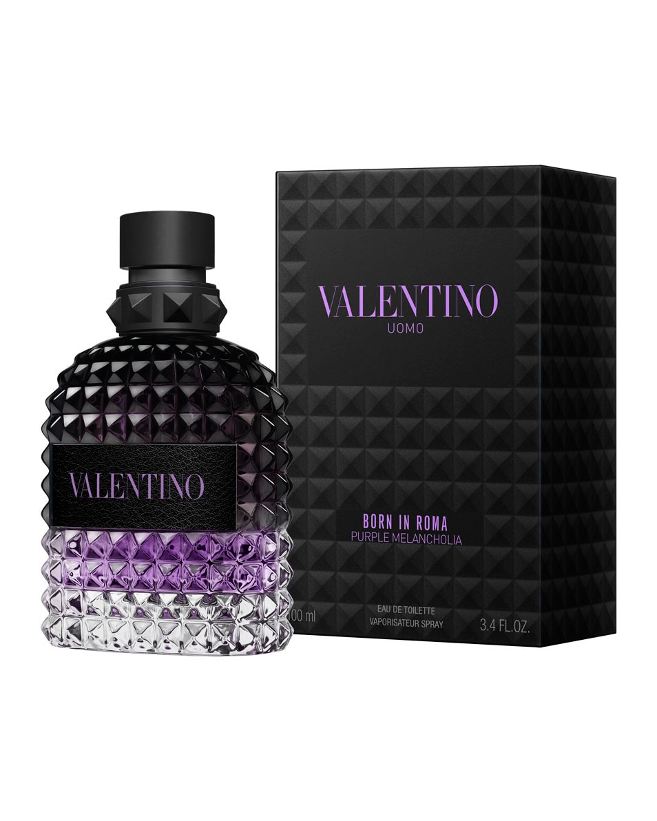 VALENTINO Born In Roma Uomo Purple Melancholia Eau De Toilette - Amberachtig Aromatisch Parfum Voor Mannen 100 ML
