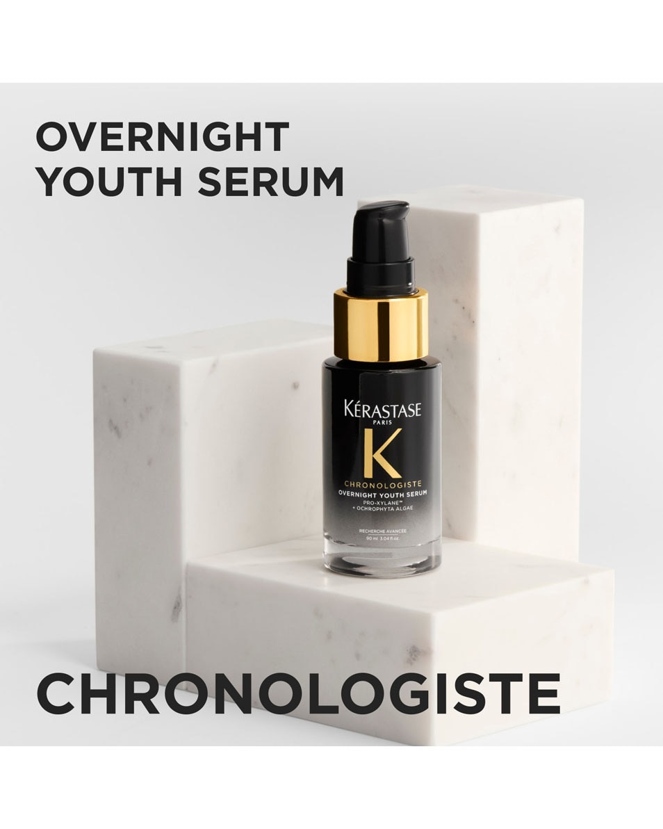 KÉRASTASE Chronologiste Overnight Youth Serum Nachtserum - Voor Verzwakt Haar Door Tekenen Van Veroudering 30 ML 2