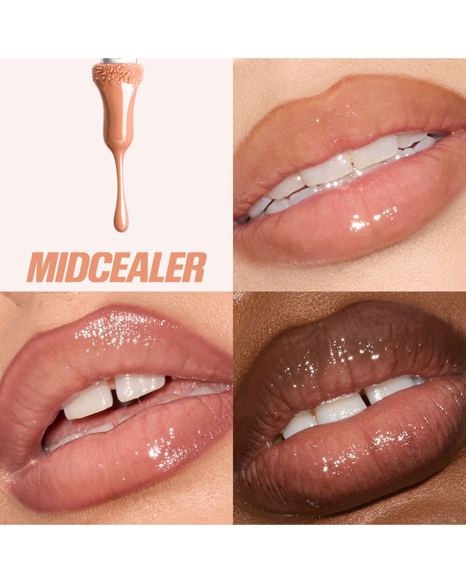 HUDA BEAUTY FAUX FILLER EXTRA SHINE LIP GLOSS MIDCEALER 2