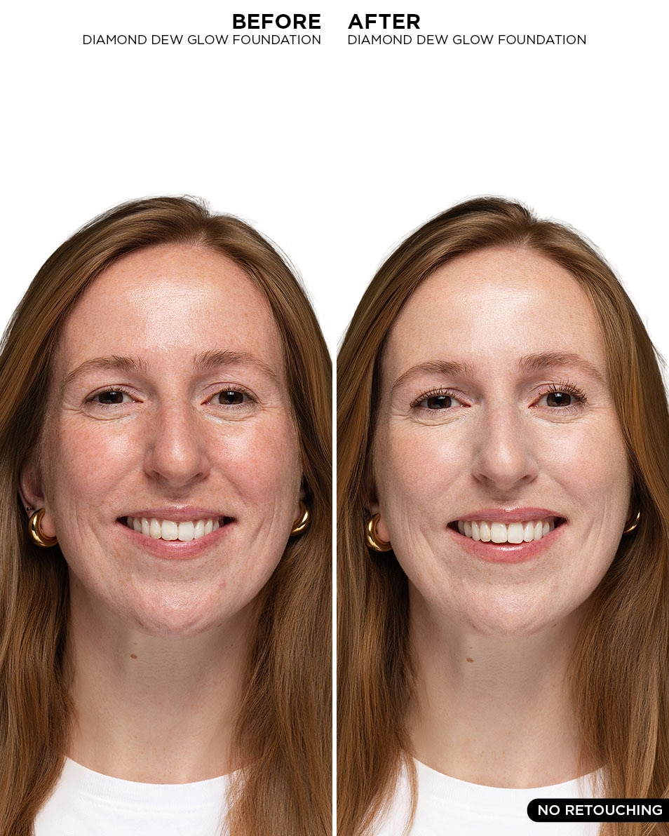 BE Creative Make Up DIAMOND DEW GLOW Fond de teint hydratant et lumineux 24 heures avec couvrance moyenne Lashes 2