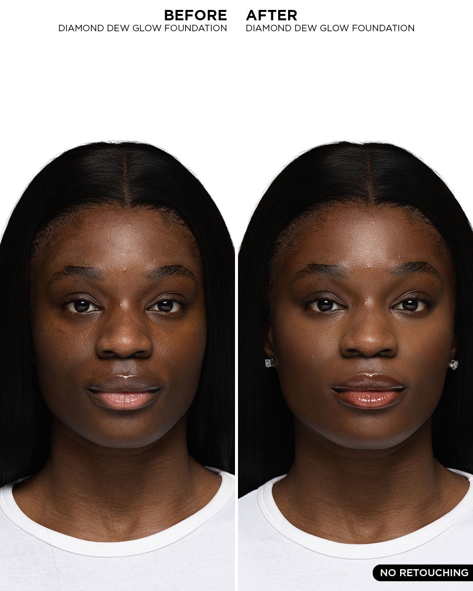 BE Creative Make Up DIAMOND DEW GLOW 24 uur hydraterende glowy foundation met medium dekking Precisely, My Brow Duo - Precisely, My Brow Pencil Set 2