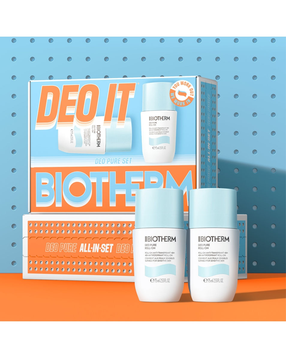 BIOTHERM Deo Pure Classic Skin Fitness Set Voor Het Lichaam: Deo It – Deo Pure Set 2 ST 2