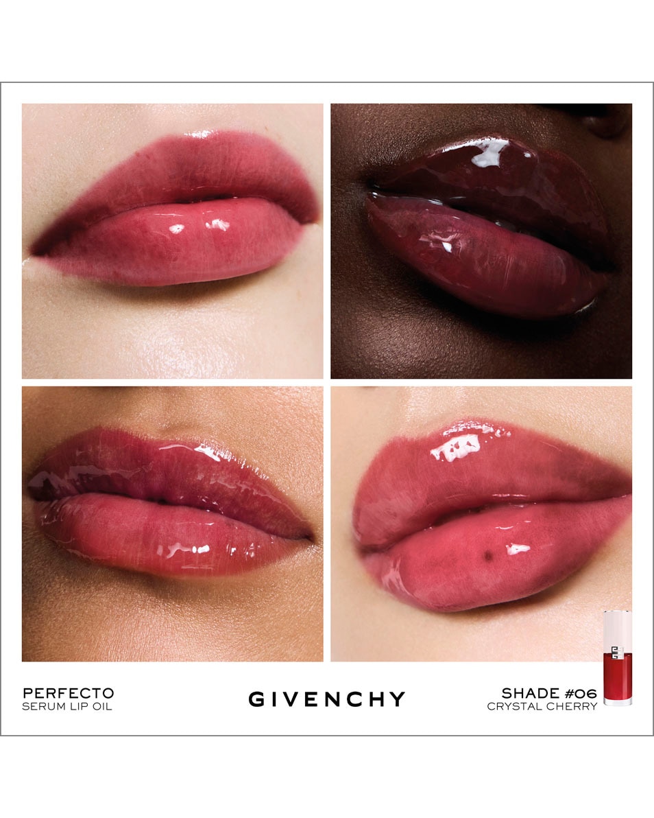 GIVENCHY COSMETICS PERFECTO SERUM LIP OIL CRYSTAL CHERRY 2