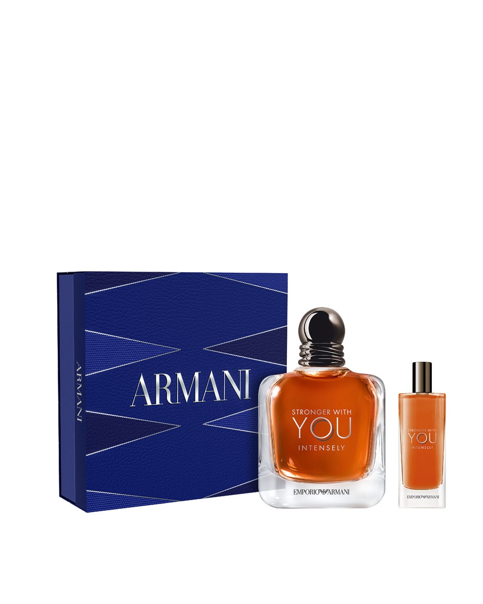 ARMANI Stronger With You Intensely Eau De Parfum Geschenkset - Fougère Amberachtig Parfum 2 ST 2