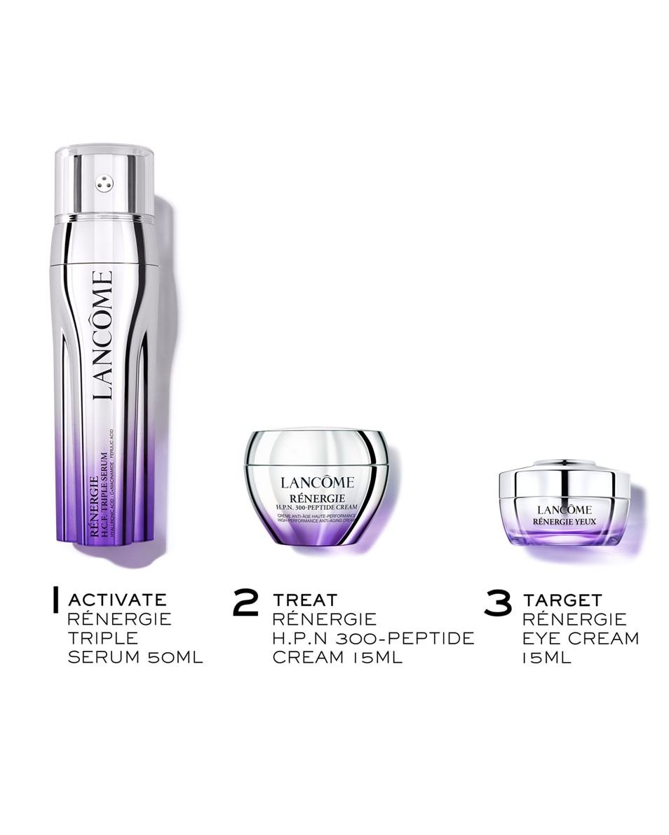 LANCÔME Rénergie Multi-Lift Ultra Lancôme Rénergie H.C.F. Triple Serum 50ml - Coffret cadeau - Édition limitée Fête des Mères - Rénergie H.C.F Triple Serum 50ml - Rénergie H.P.N 300-Peptide Cream 15ml - Rénergie Crème Yeux 15ml 3 ST