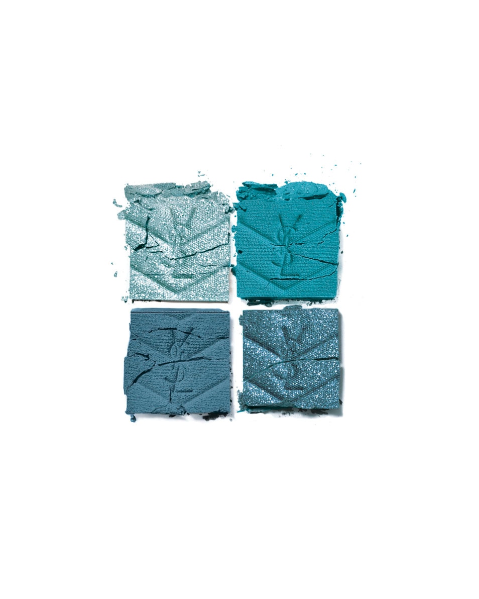 YVES SAINT LAURENT Couture Mini Clutch Palette De Fards À Paupières 850 Bewitching Turquoise 2