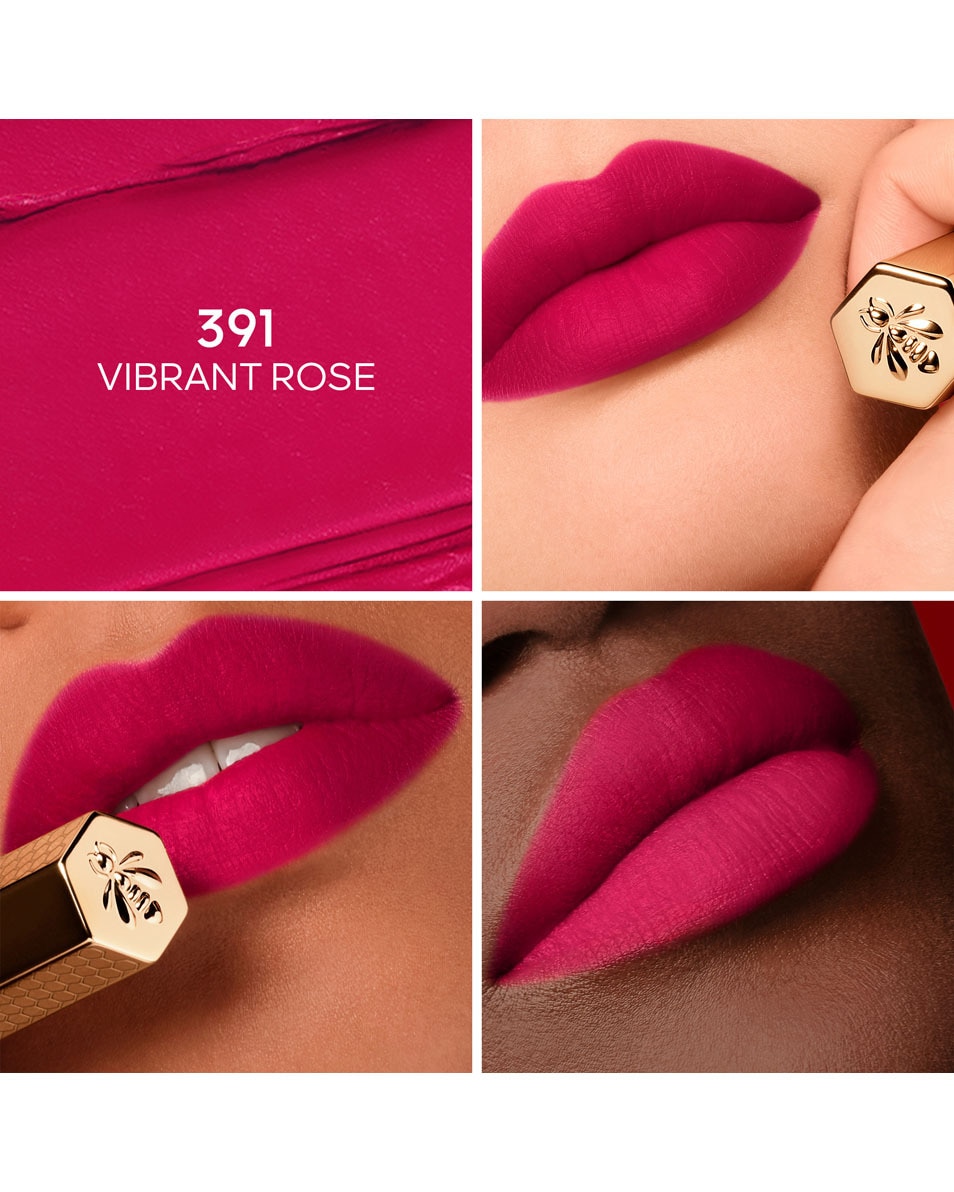 GUERLAIN Kiss Kiss Honey-Infused Intense Lipstick 391 VIBRANT ROSE 2