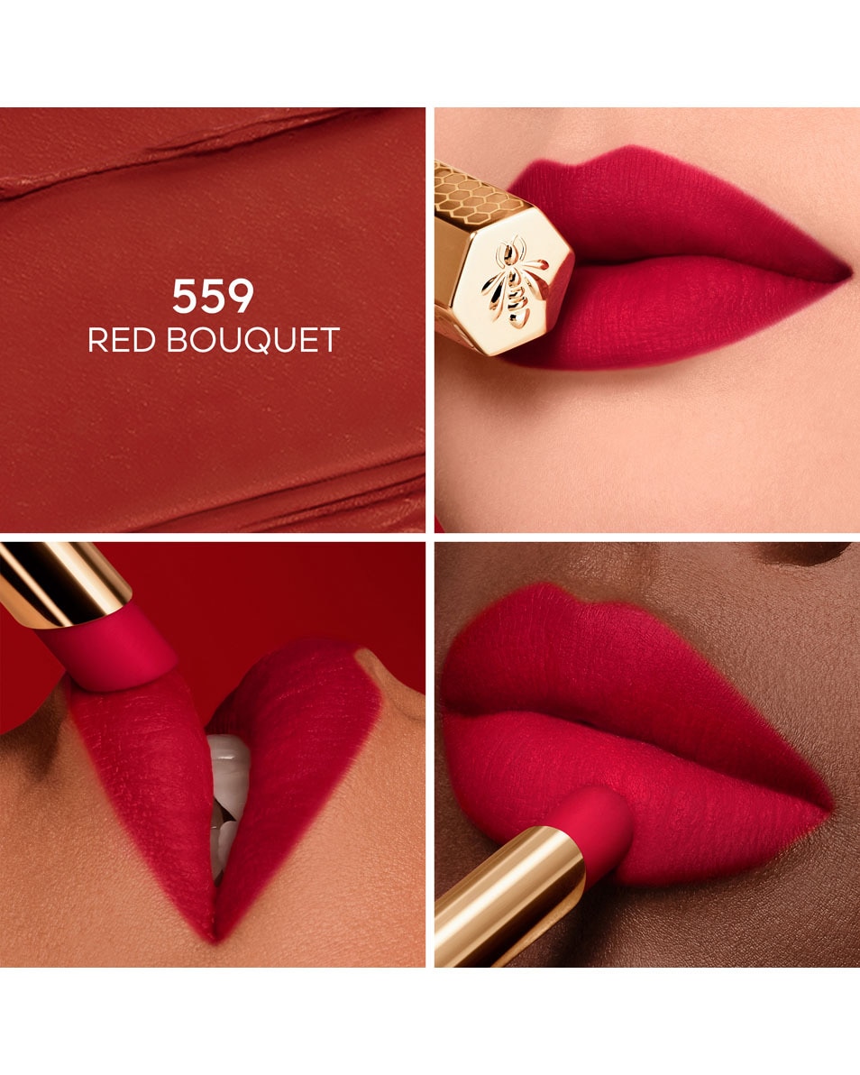 GUERLAIN Kiss Kiss Honey-Infused Intense Lipstick 559 RED BOUQUET 2