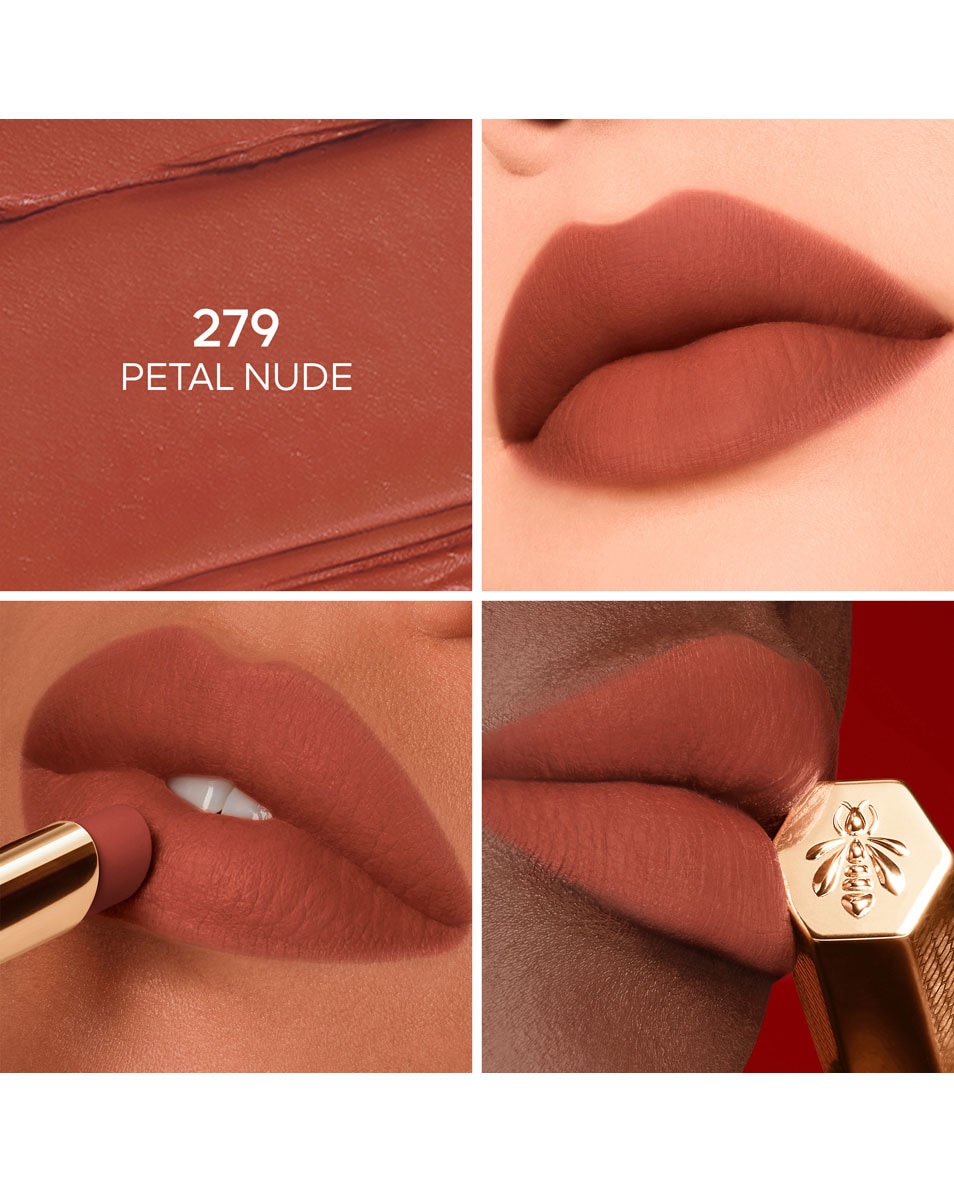 GUERLAIN Kiss Kiss Honey-Infused Intense Lipstick 279 PETAL NUDE 2