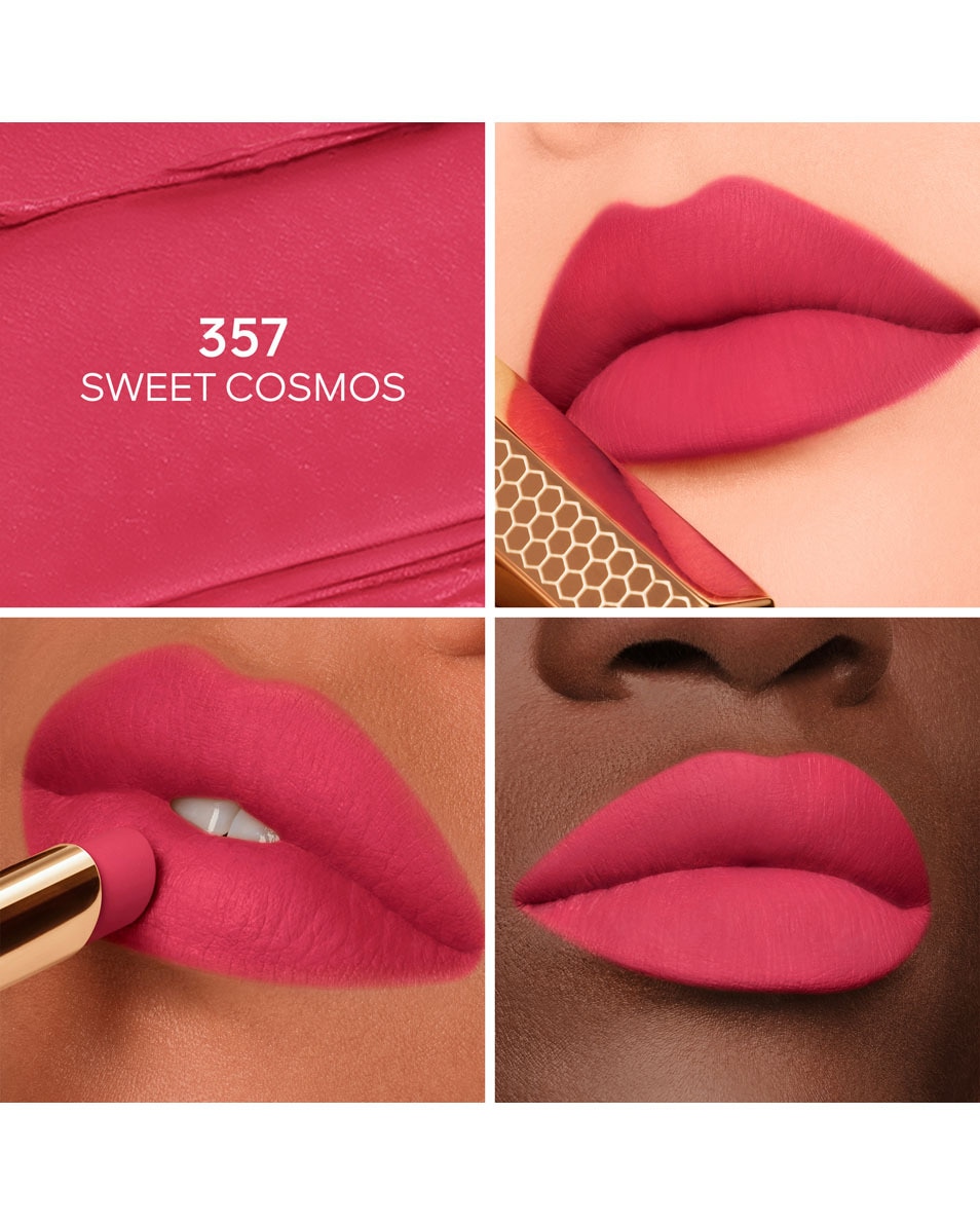 GUERLAIN Kiss Kiss Honey-Infused Intense Lipstick 357 SWEET COSMOS 2